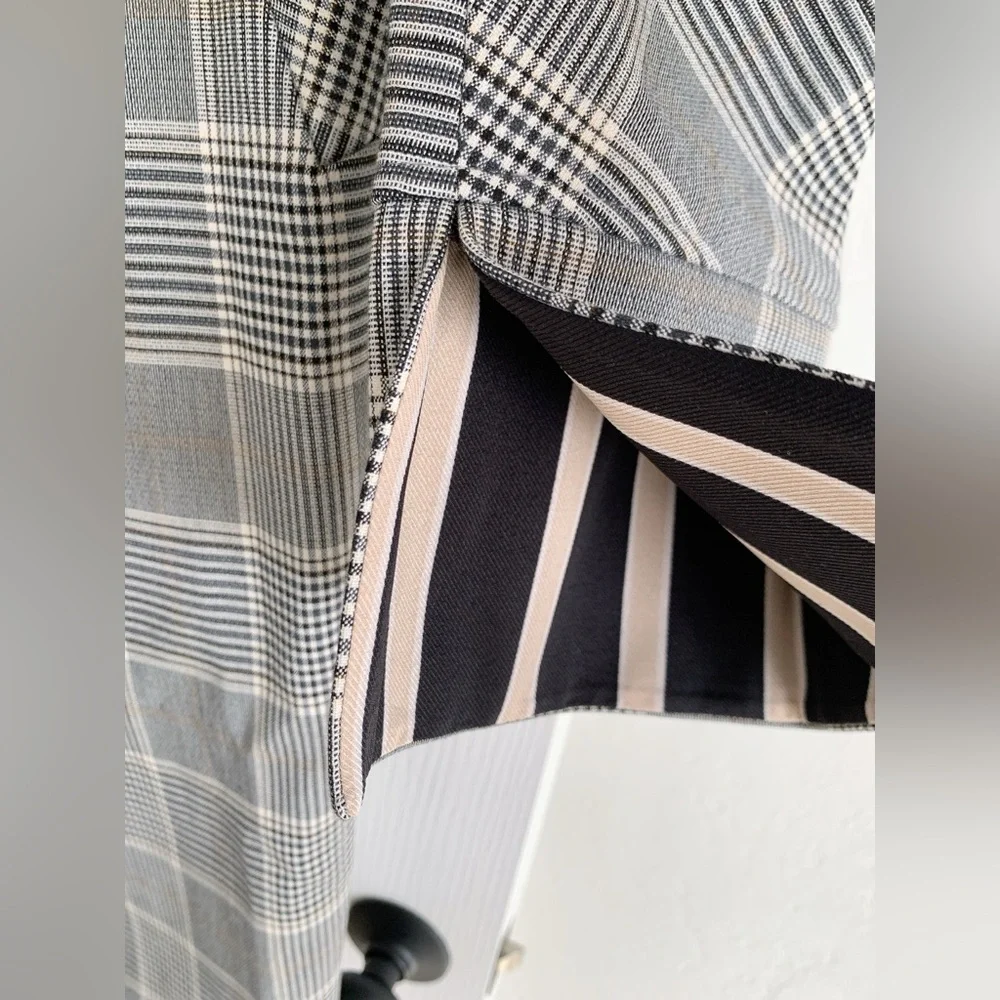 NWT J.ing plaid belted women’s trench coat - Picture 7 of 16